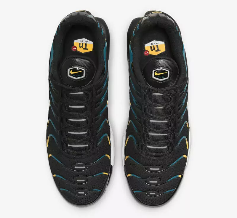 nike air max plus tn  homme noir jaune bleu3